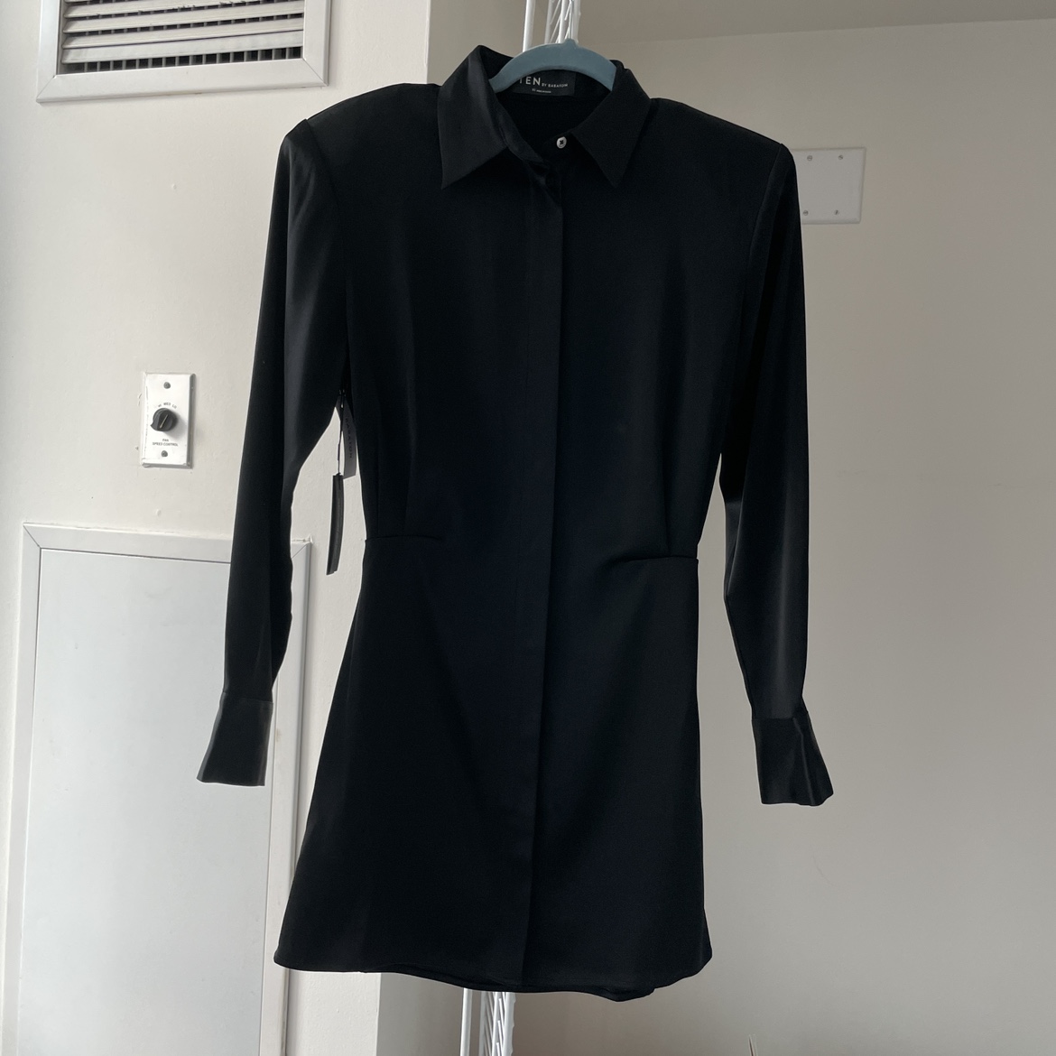 NEW Ten by Babaton Sleuth Satin dress XS image indicator(4)