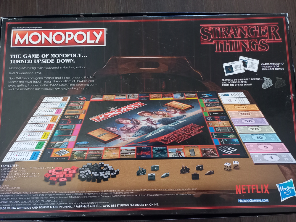 Monopoly Board Game Stranger Things 1st Edition image indicator(2)
