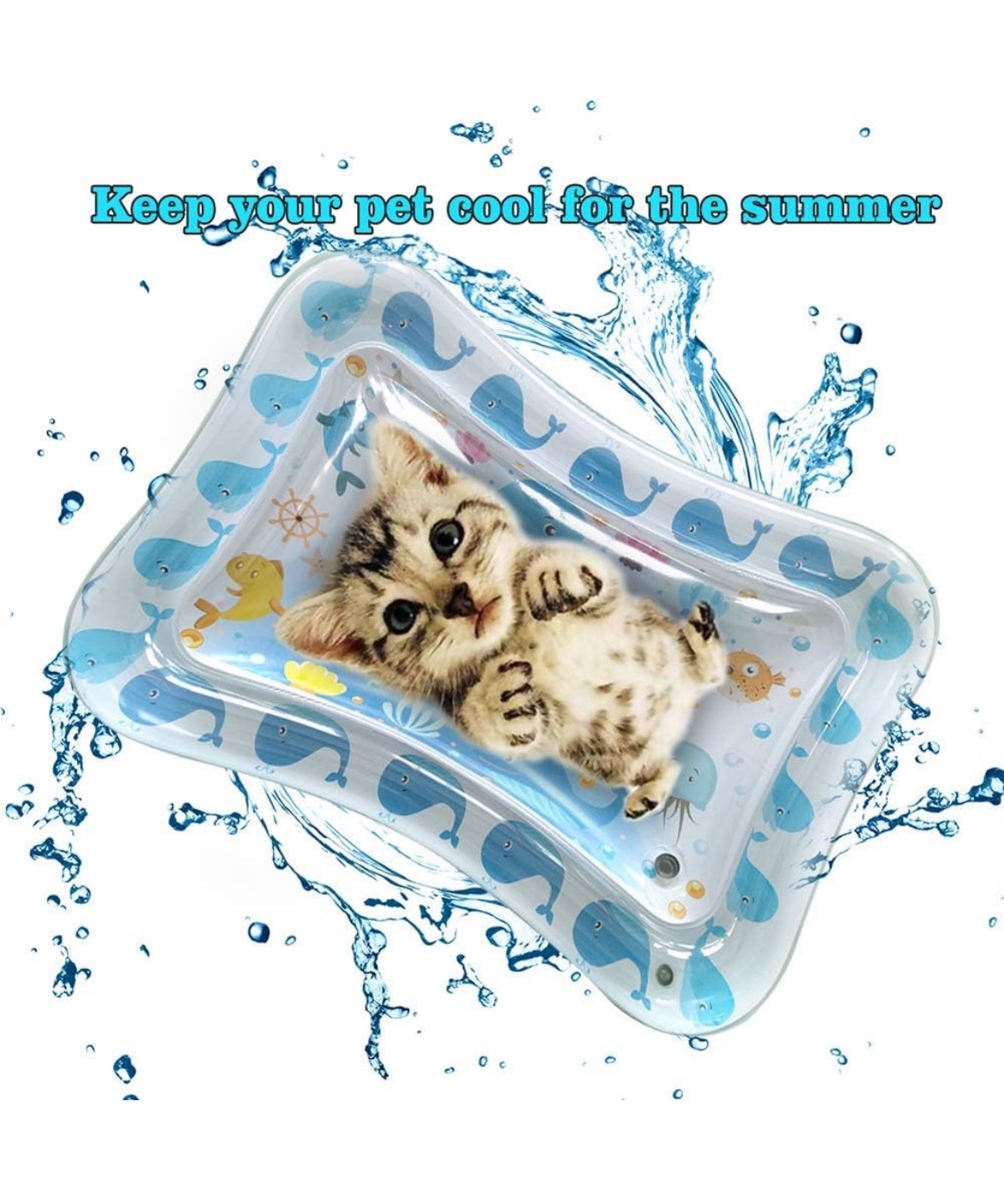 New Inflatable Baby Ice Pad Bright Underwater World Toys image indicator(2)