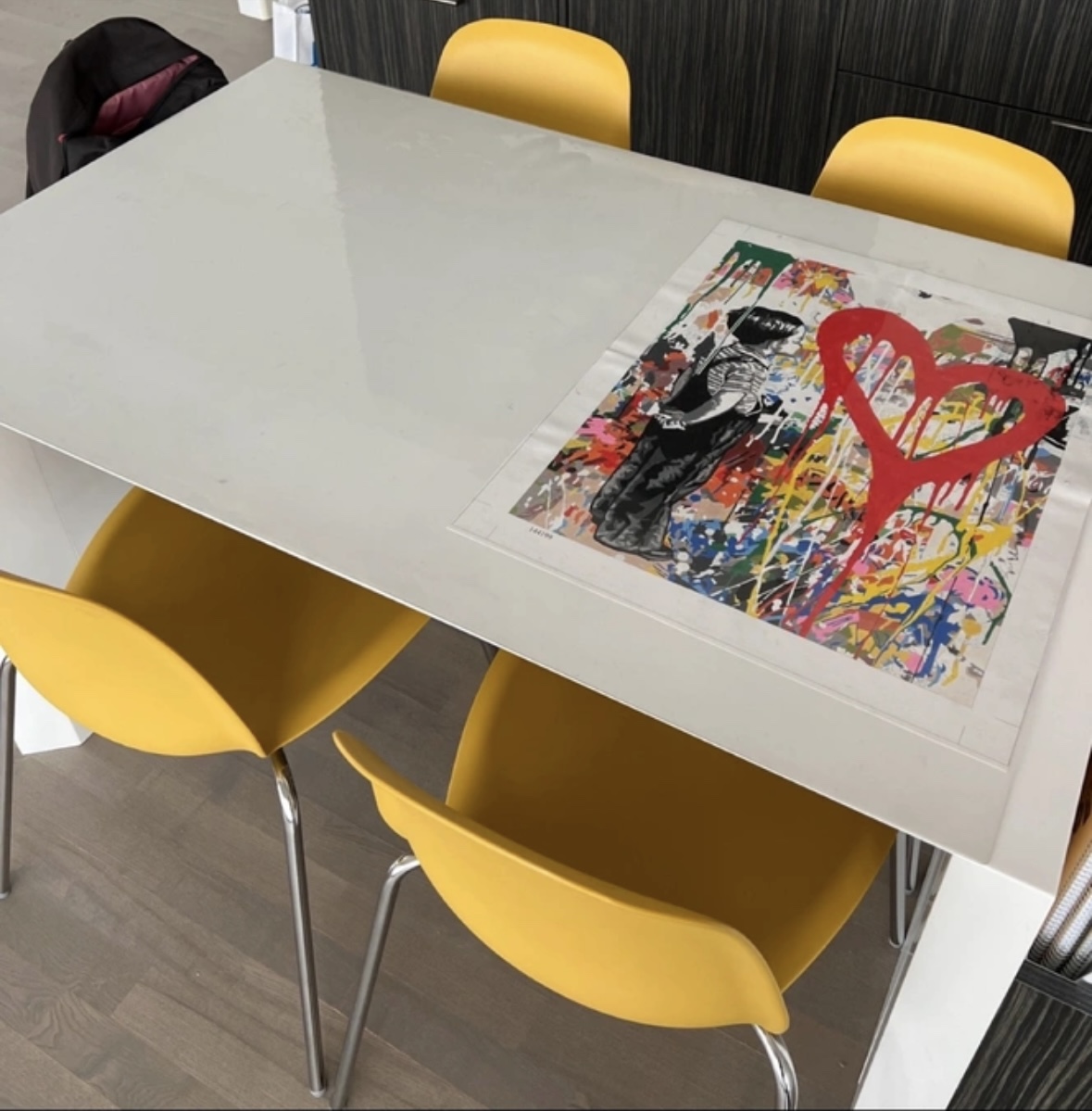 Ikea Yellow Chair x 4 thumbnail