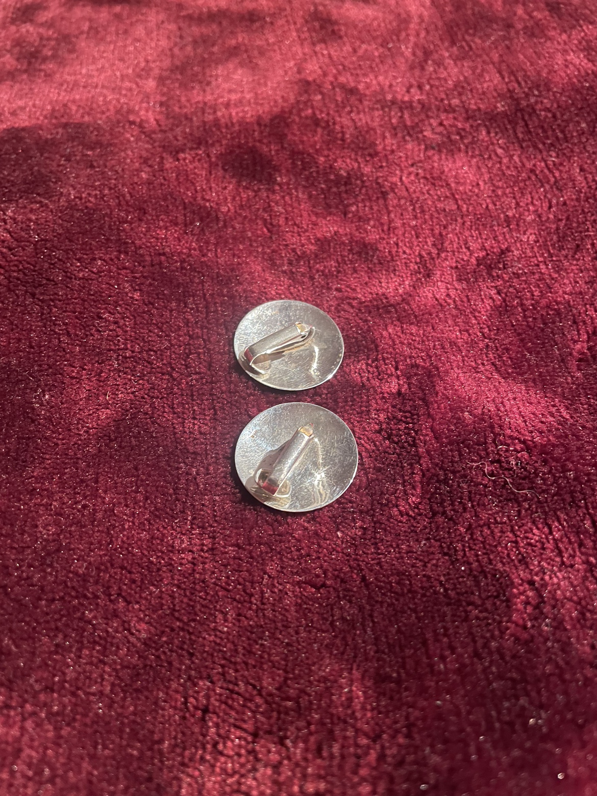 Vintage sterling silver clip-on earrings - photo 2