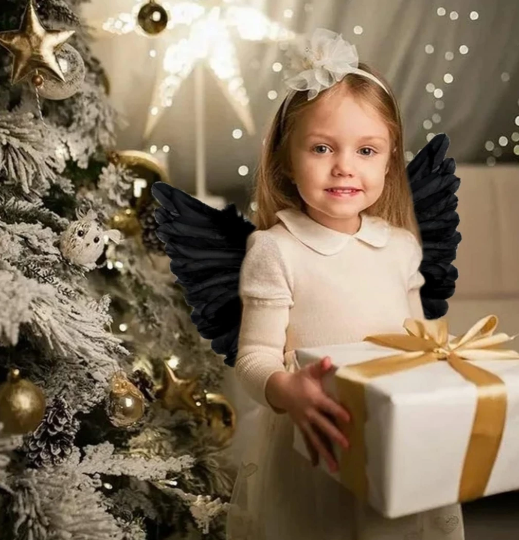 Black Angel Wings Halloween Costume, Photography / Cosplay image indicator(4)