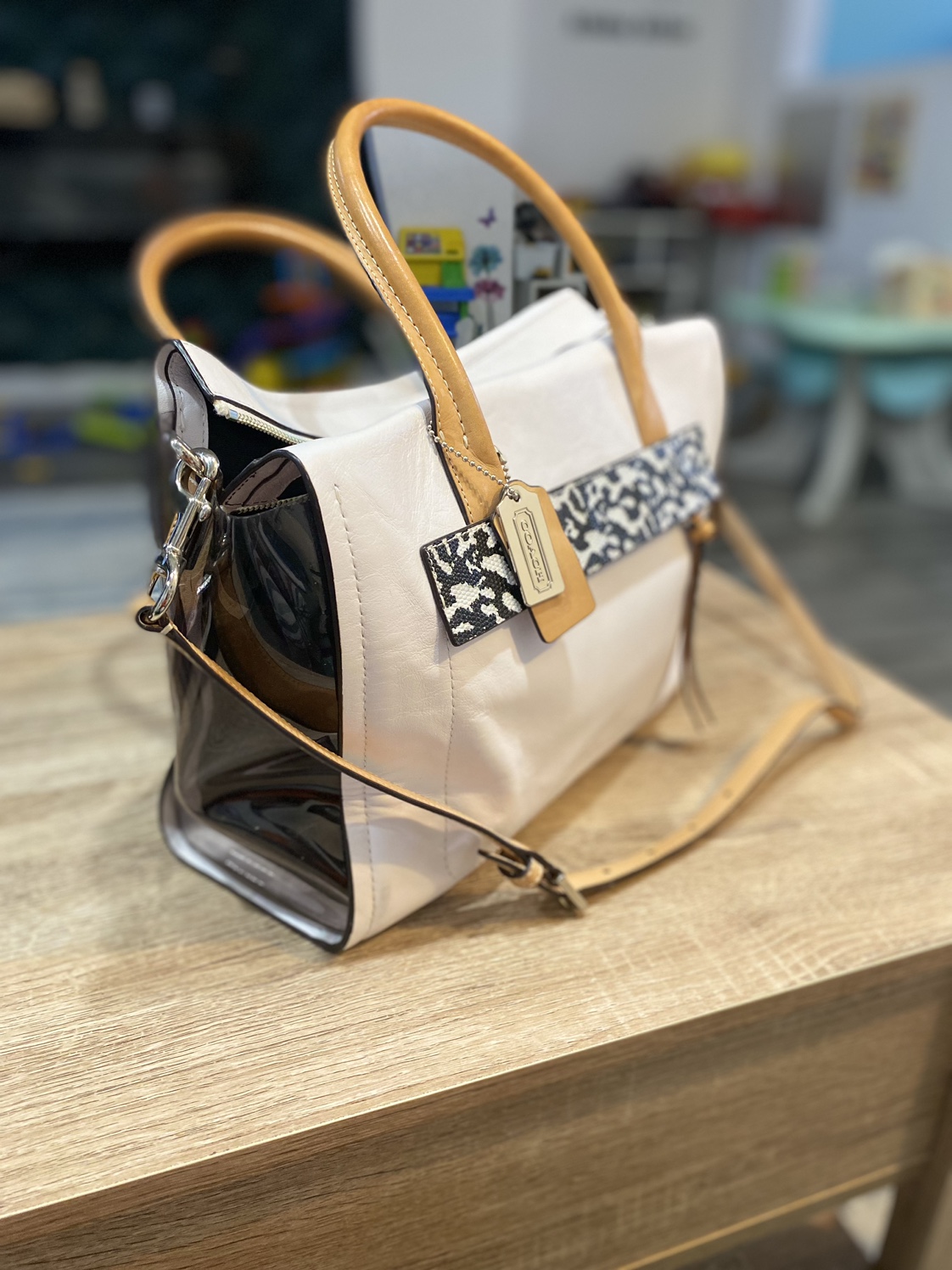 Coach white bag (original) - photo 2