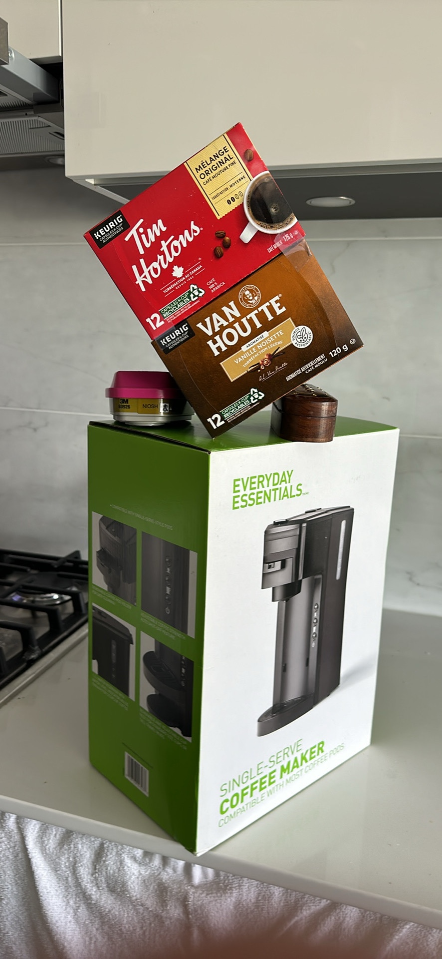 Gourmet Coffee Maker with Two Boxes Kcup Pods - photo 3