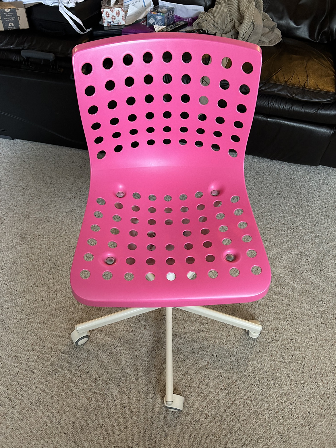 IKEA Pink Desk Chair - photo 3