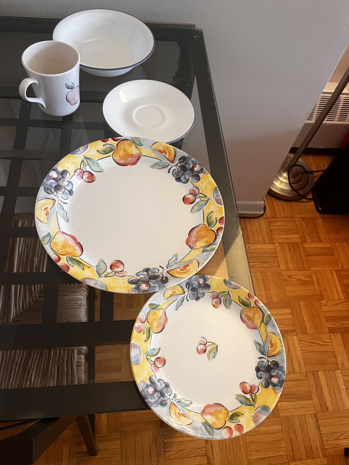 Corelle flower dish set thumbnail