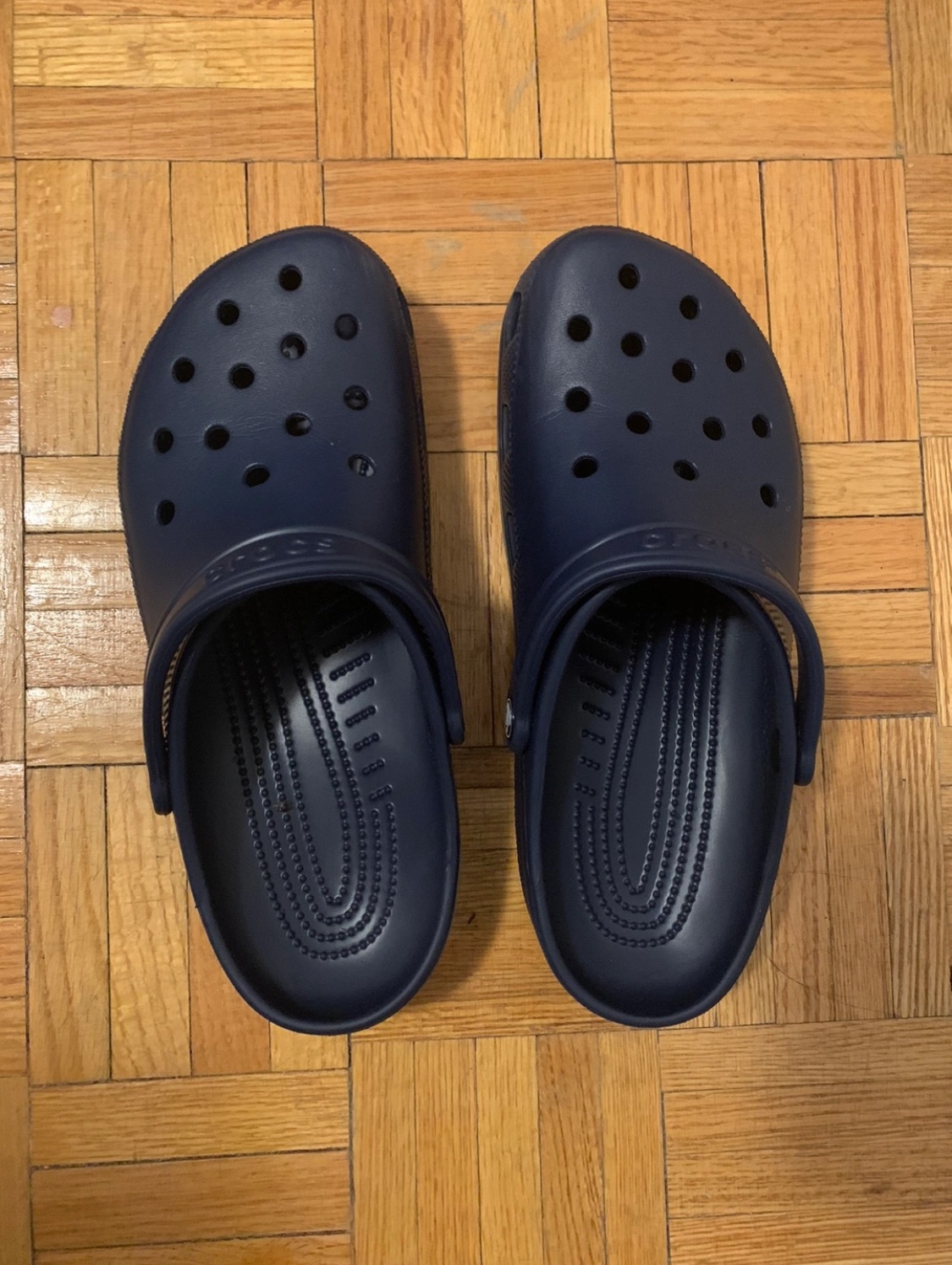 Navy crocs thumbnail