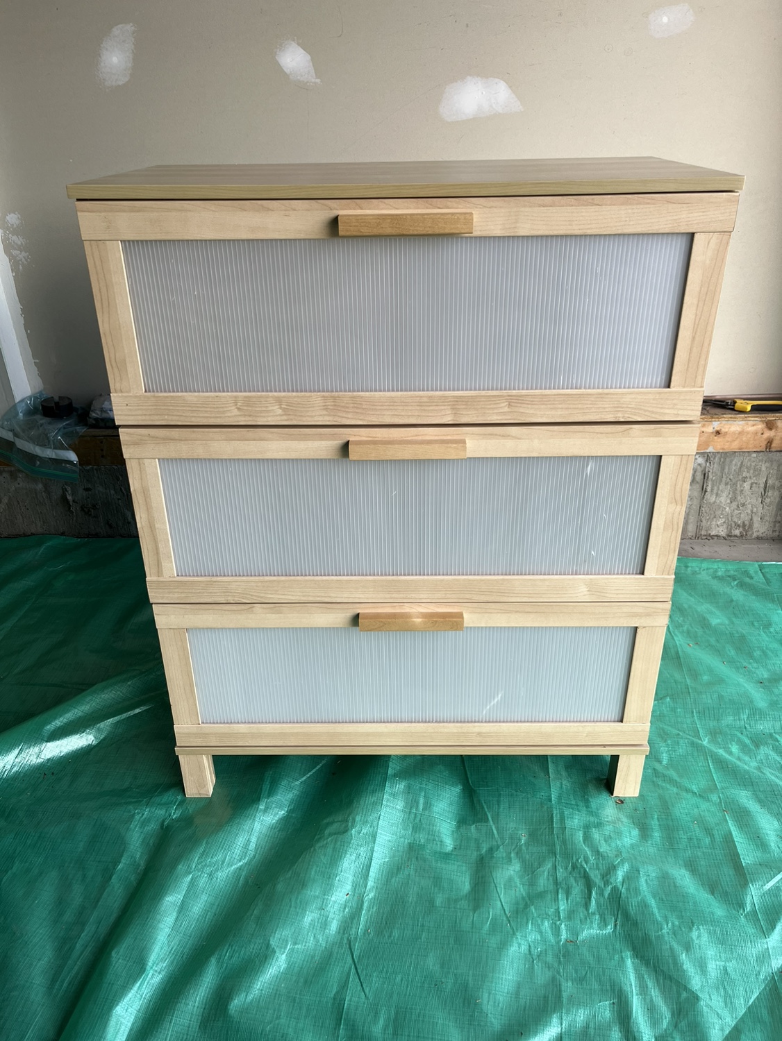 IKEA Aneboda 3 Drawer Chest Dresser - Birch colour