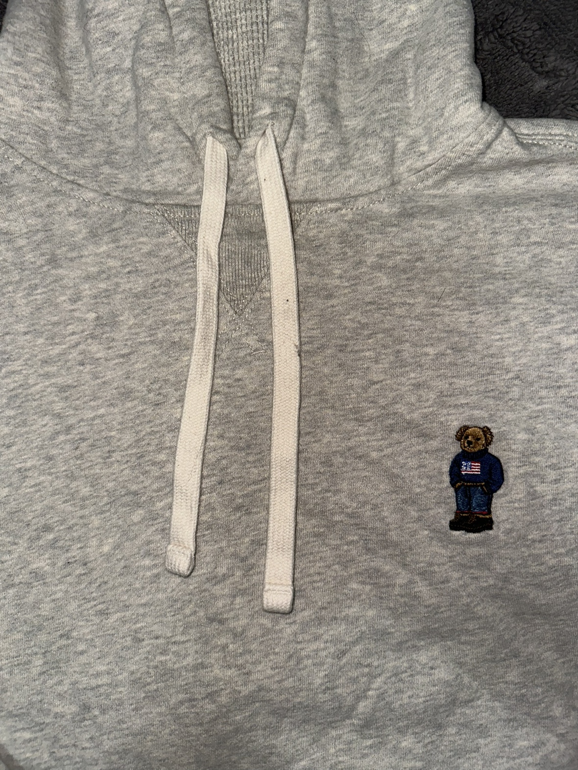 Men’s Ralph Lauren polo bear hoodie size large image indicator(4)