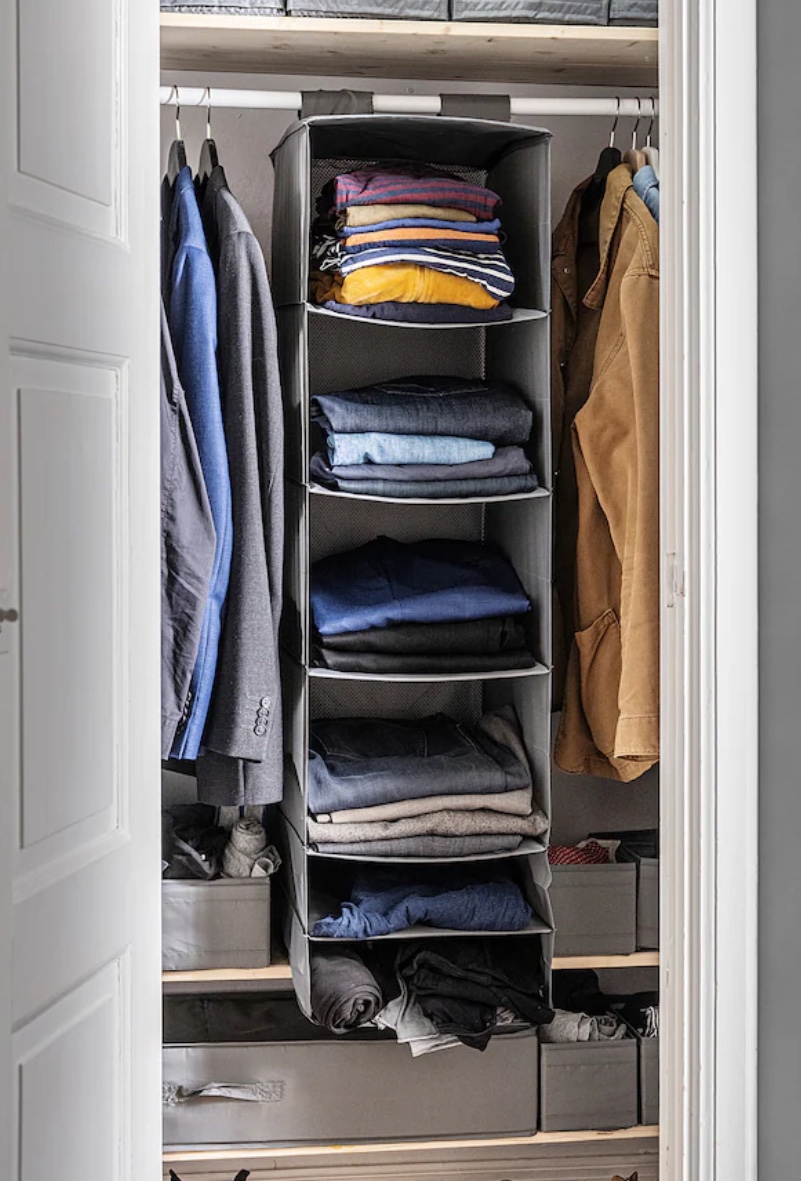 IKEA storage collapsible organizer shelf