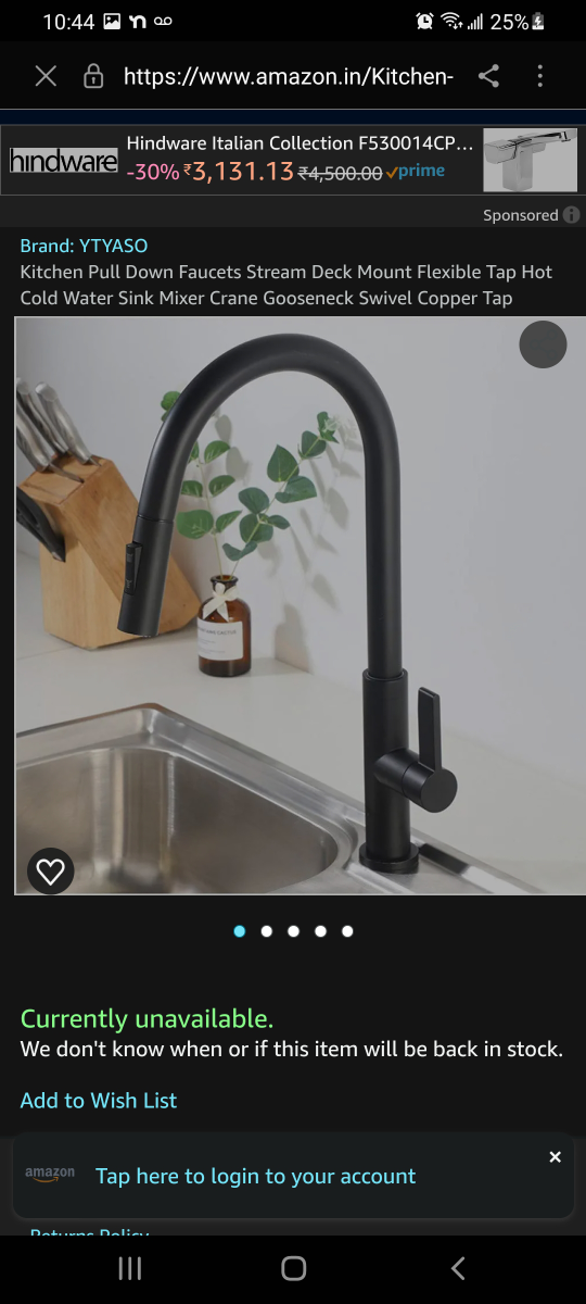 kitchen faucet thumbnail