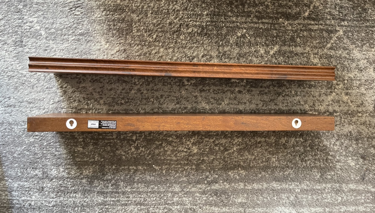 Wood floating shelves (2 shelves) - photo 3