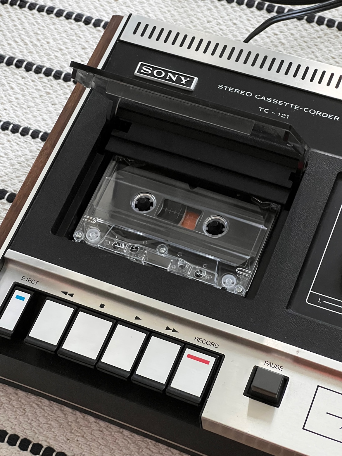 Sony vintage cassette player, retro thumbnail