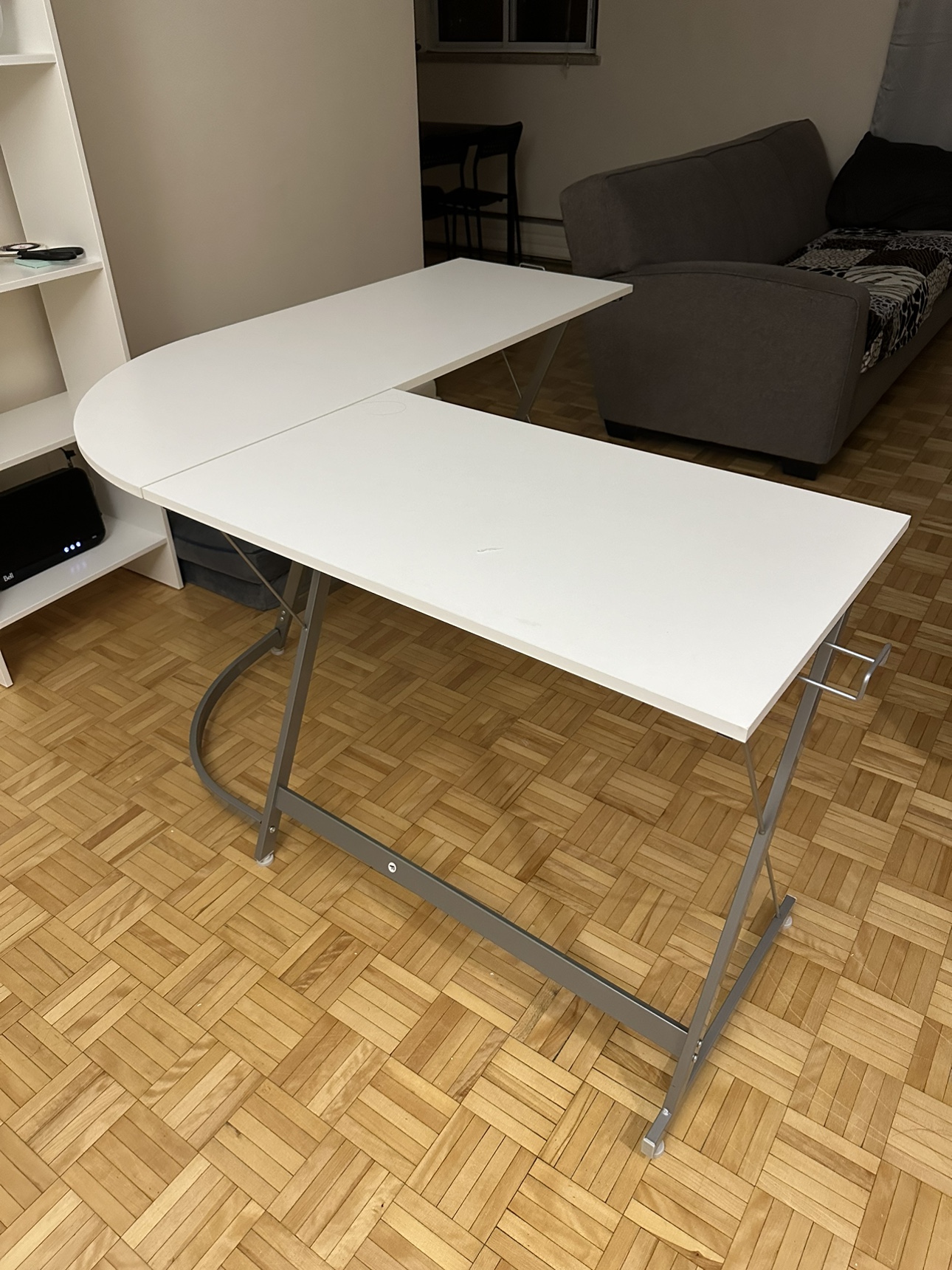 L-shaped desk