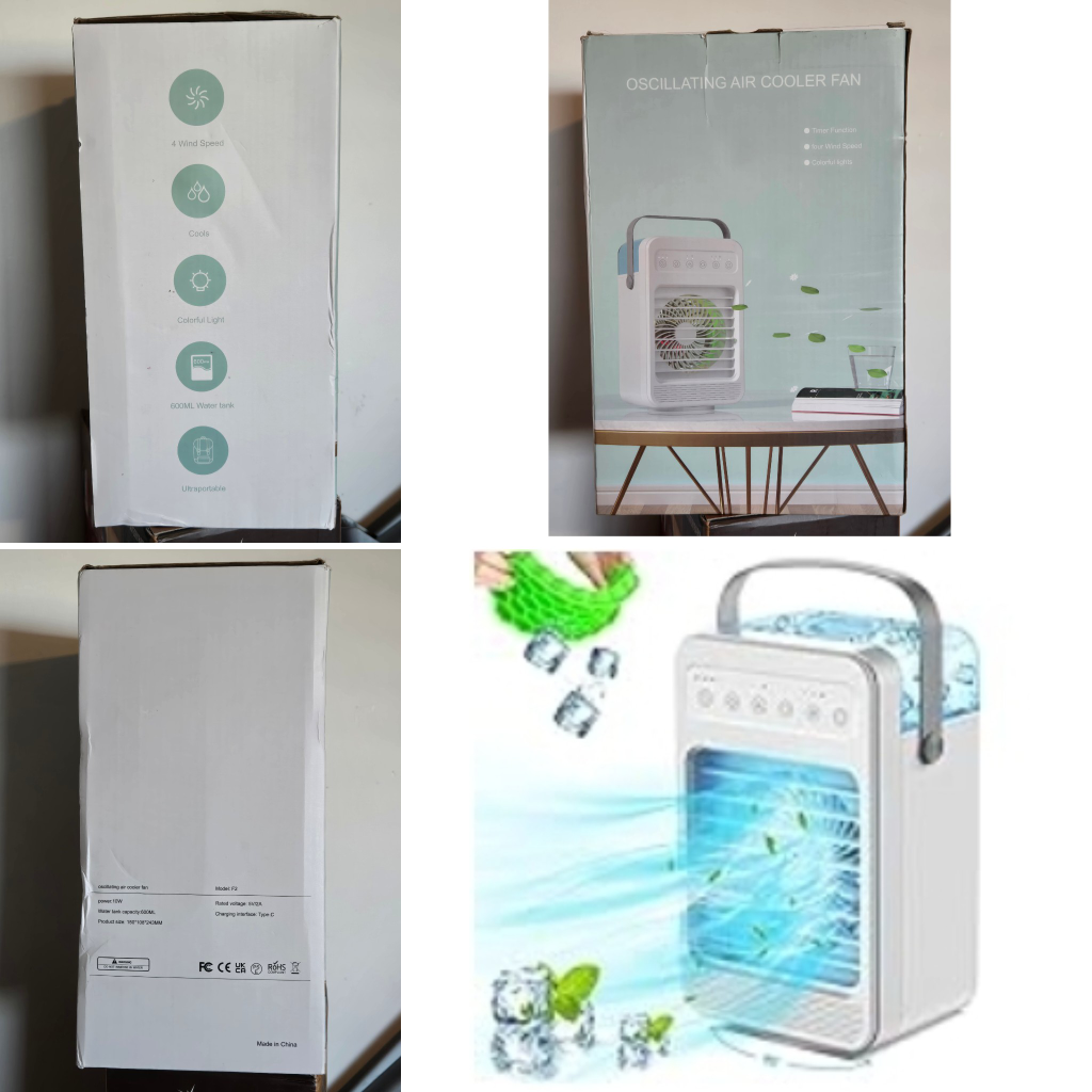 Portable Air Conditioner / Oscillating Cooler Fan