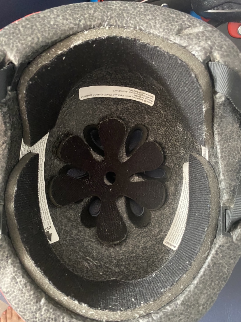 Kids roller blades adjustable size 3/5 and helmet - photo 5