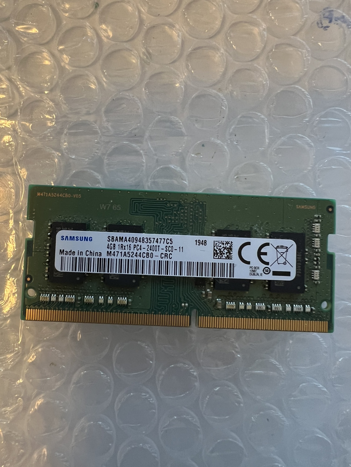 Samsung 4GB DDR4 RAM for Laptop