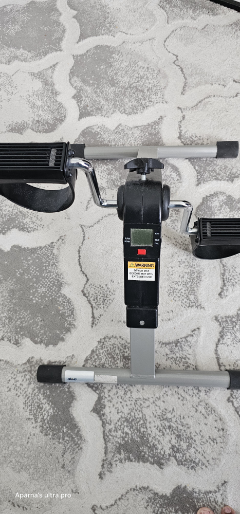 exercise bike under desk