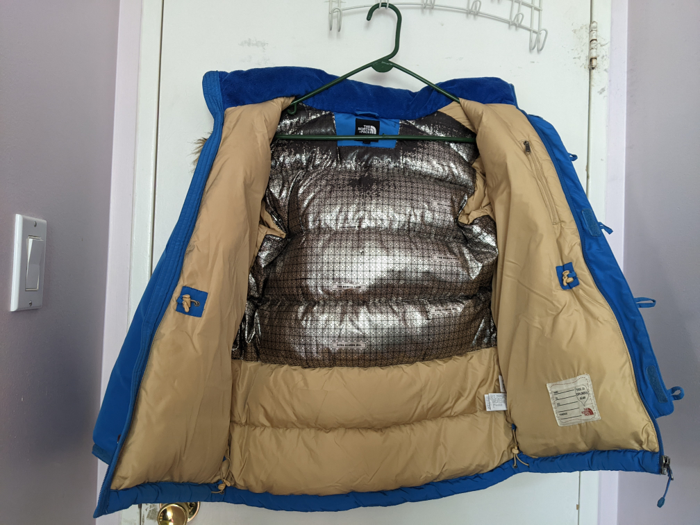 The North Face Blue Winter Jacket Kids Size 150 image indicator(3)