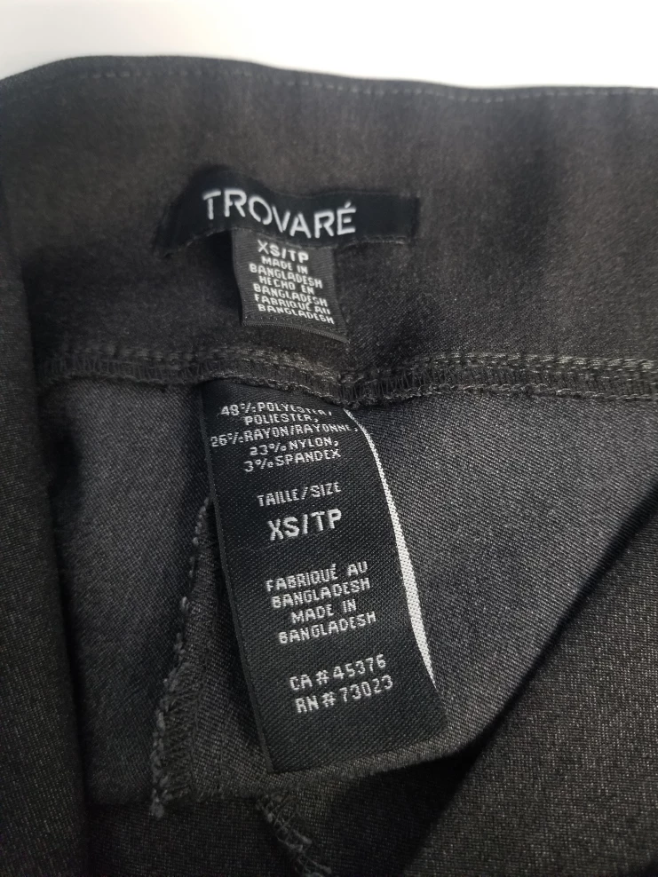 Dark Grey Stretchy Dress Pants, Yoga Pant XS BRAND NEW image indicator(5)