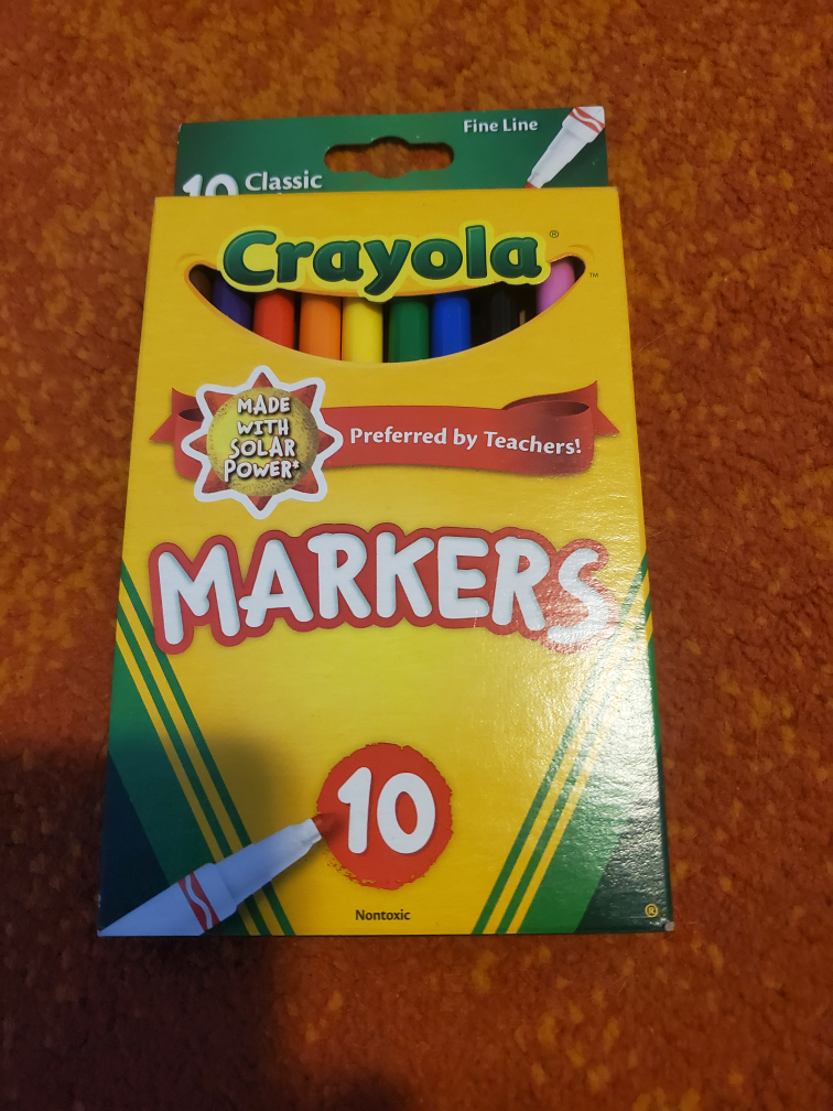 📣🌼🌸 Spring clearance! New Crayola markers 10pk thumbnail