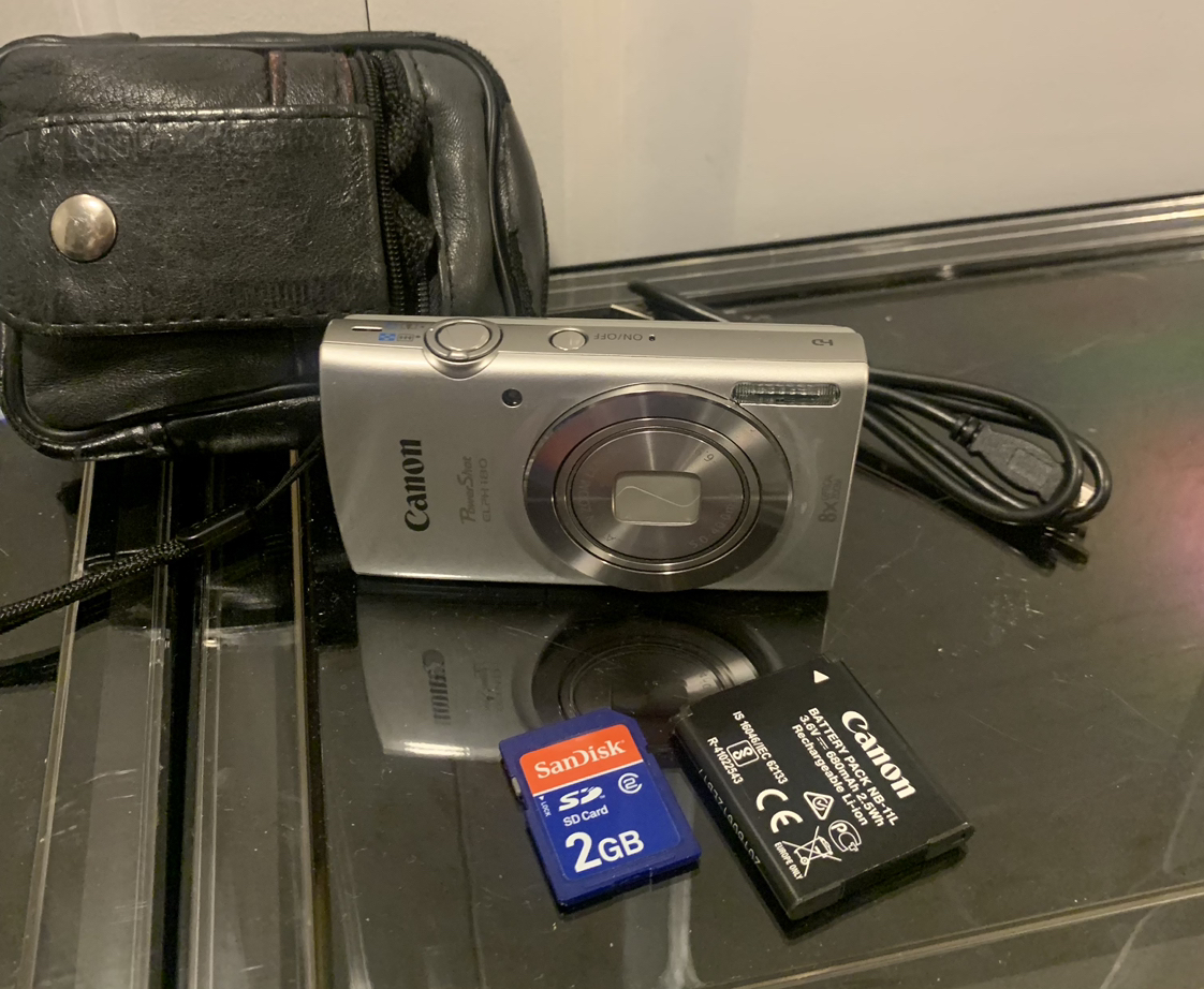 Canon PowerShot ELPH 180 20MP Digital Camera - Sliver image indicator(6)