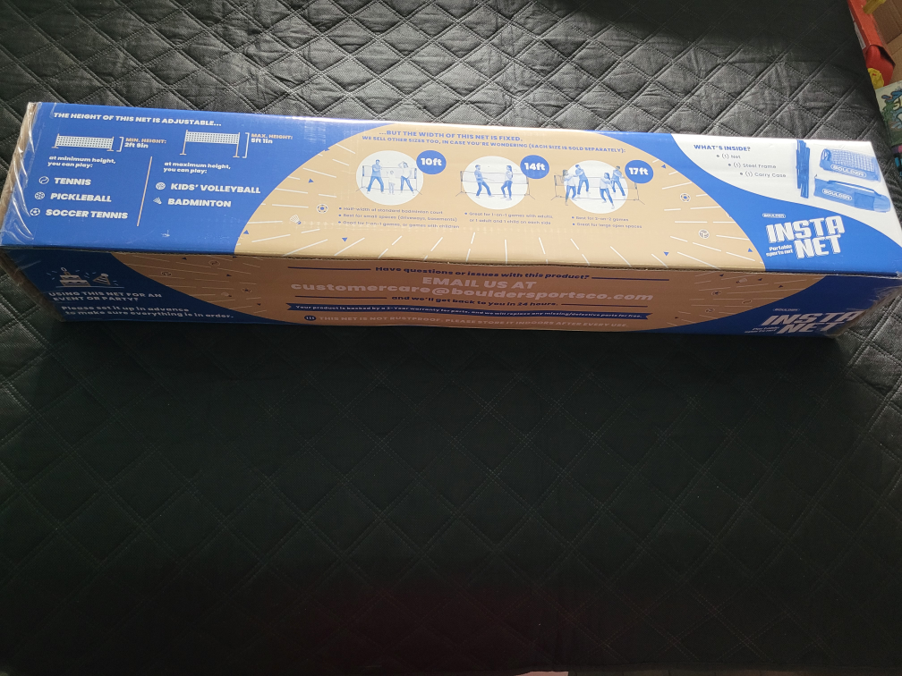 New Boulder INSTA NET Pickleball Badminton Tennis net image indicator(2)