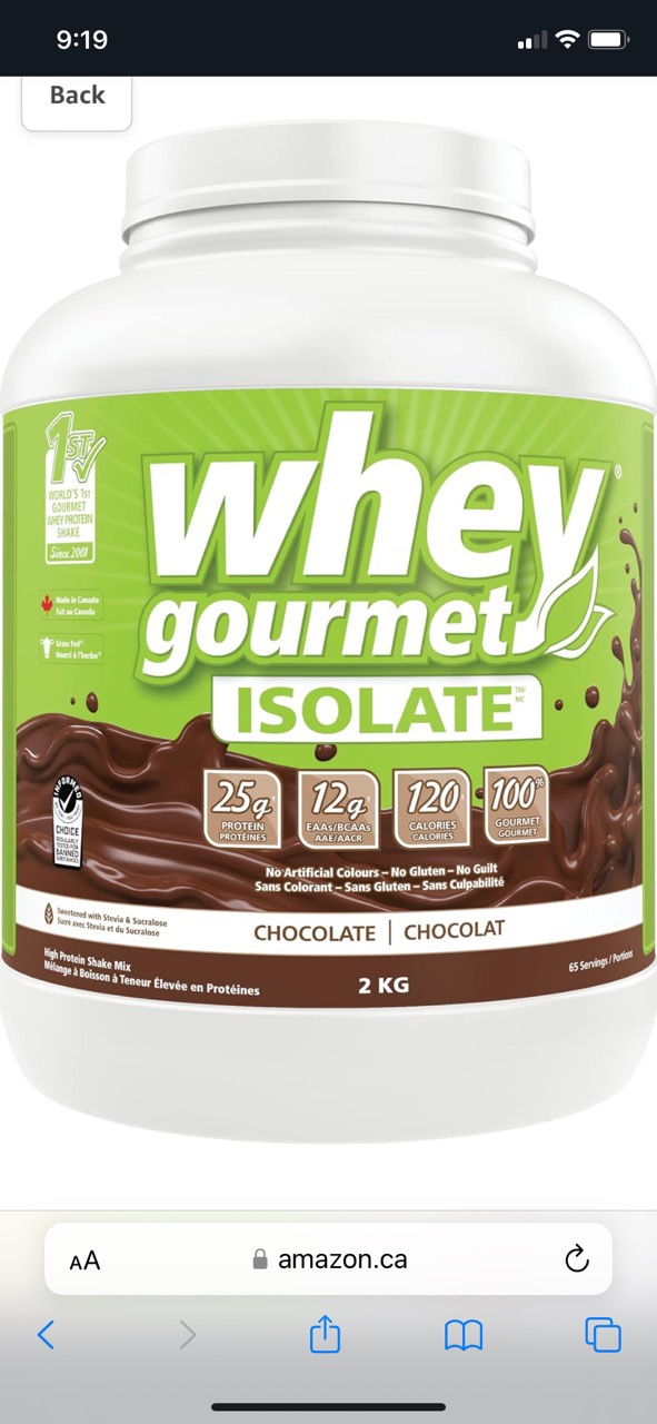 Whey Gourmet Isolate Protein Powder (2kg) - photo 5