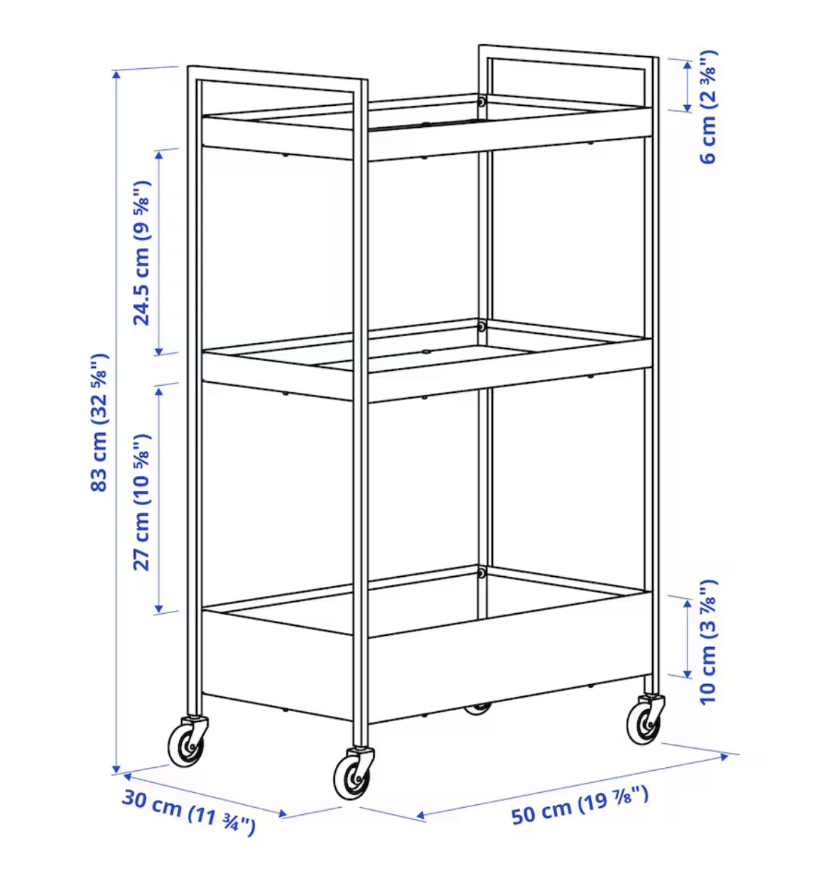 IKEA NISSAFORS  Utility cart - photo 2