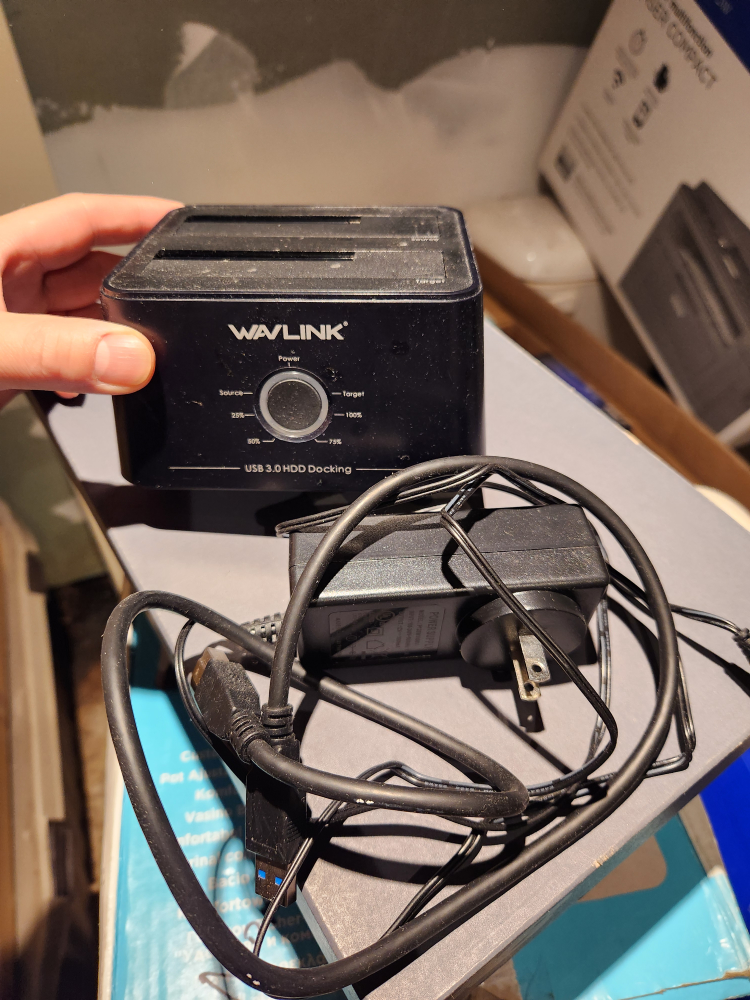 WAVLINK USB 3.0 Dual-Bay External Hard Drive Docking Station