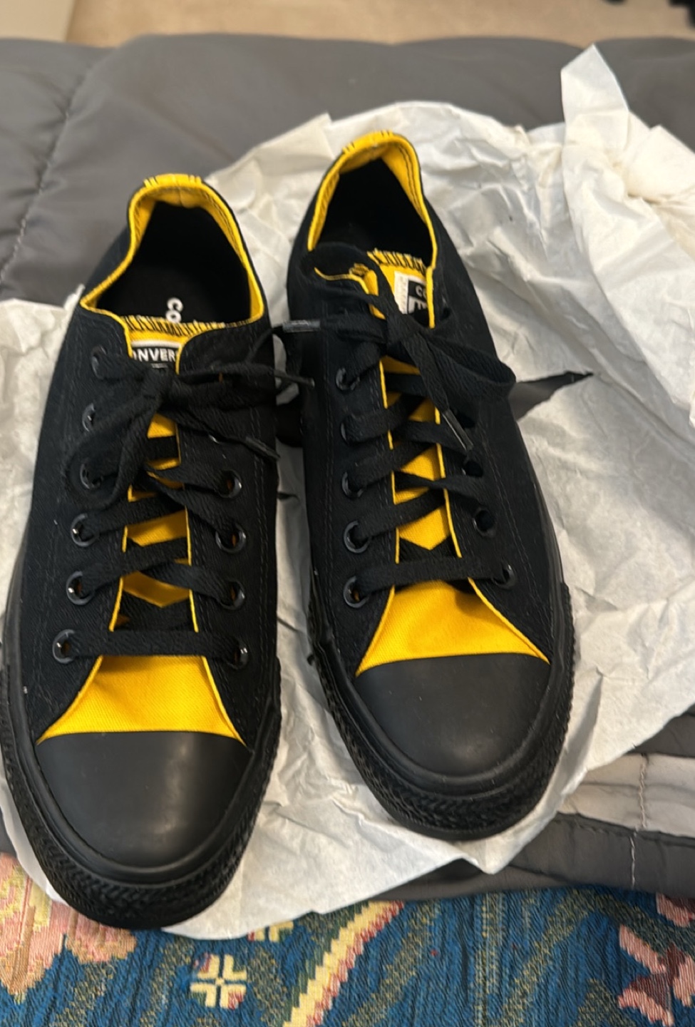 BNIB converse custom sneakers unisex men 5.5, women 7.5 thumbnail