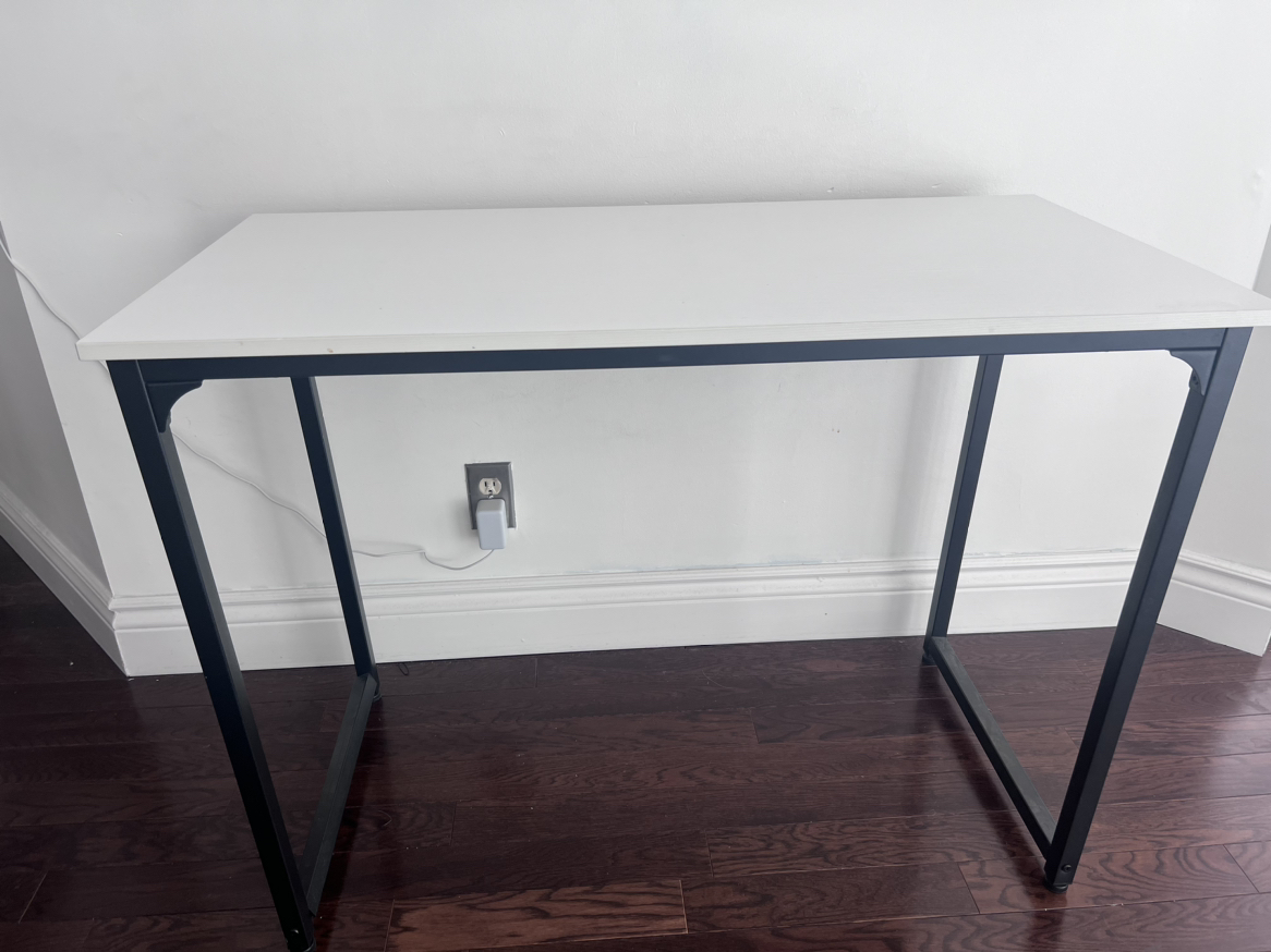 White desk