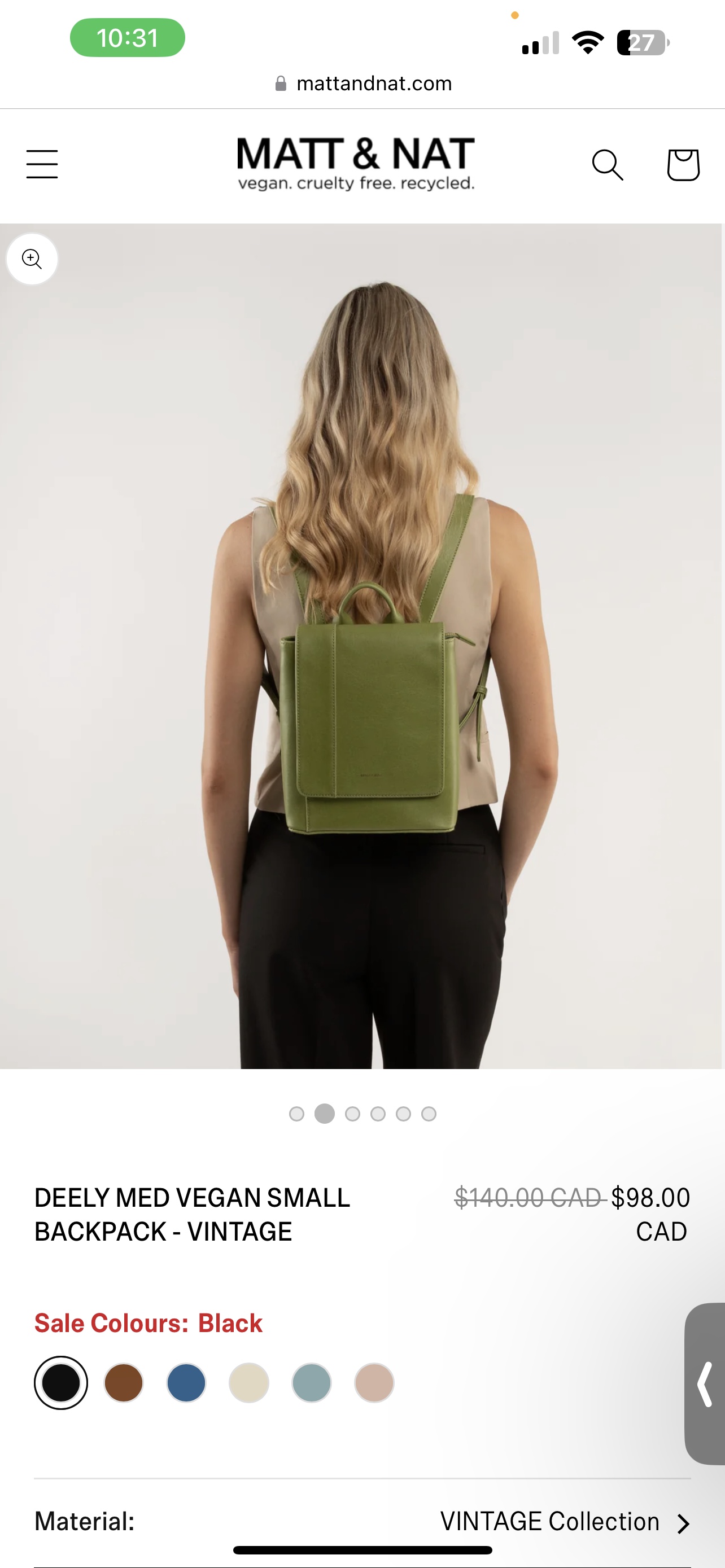 Matt & Natt small backpack - photo 4