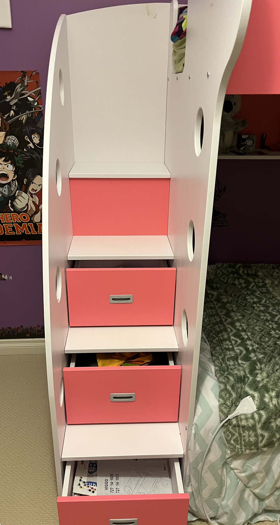 VIGGO Bunk Bed With Storage (Twin) - photo 3