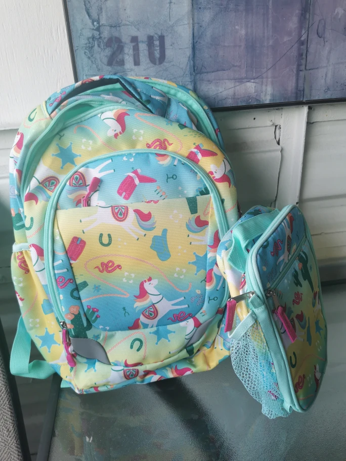 backpack + lunch box kids unicorn image indicator(2)