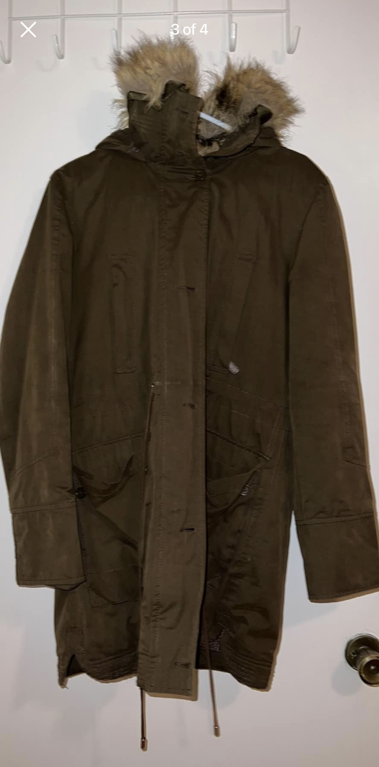 Zara/Trafaluc Parka with fur collar - photo 3