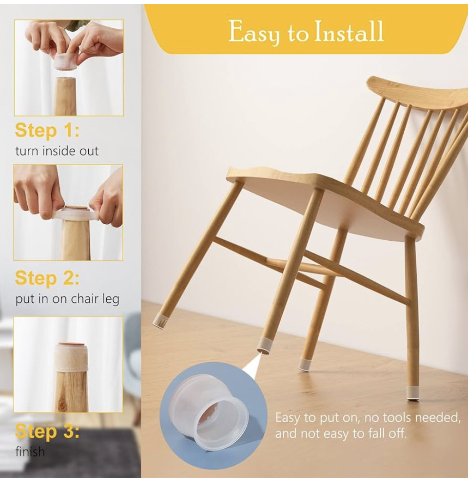 16PCS Chair Leg Floor Protectors, image indicator(8)