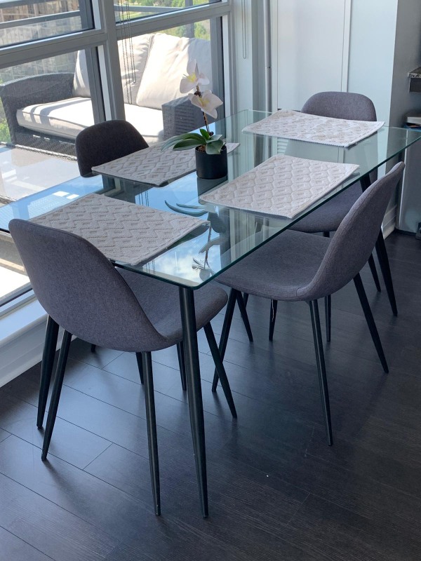 Glass Dining Table Set - photo 2