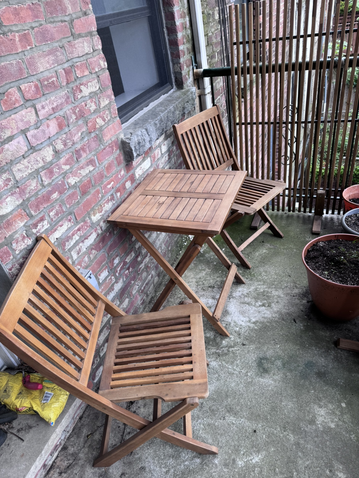 Table and chairs