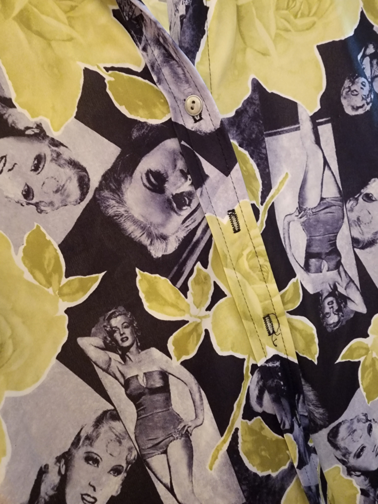 Classic Film Print vintage blouse image indicator(2)