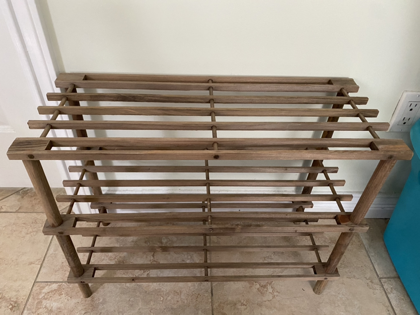 Mainstays Wood Shoe Rack 3 Tier - photo 4