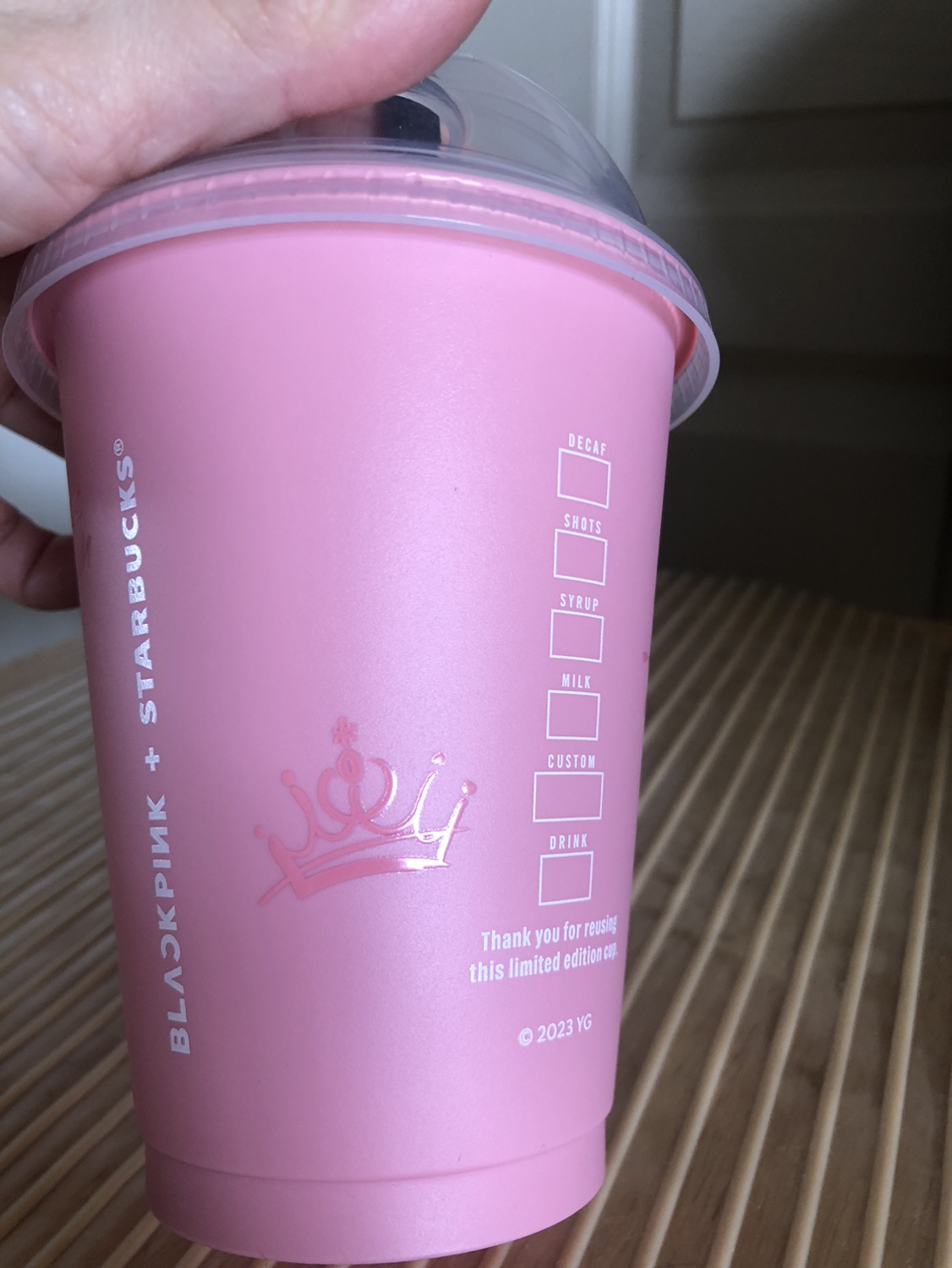 Starbucks Limited Edition Black Pink Cup image indicator(4)