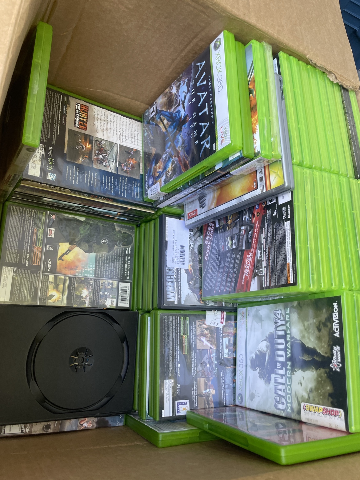 box full of games