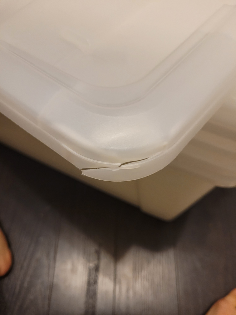 White plastic storage bins/boxes 4x (price is for individual) - photo 4