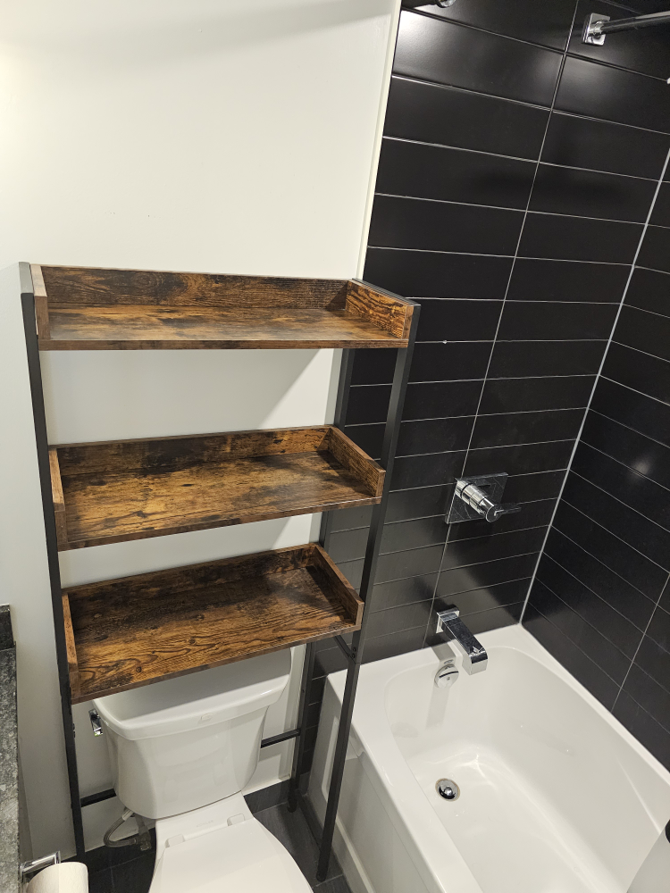 Moving sale, must go. Over the toilet storage shelves - photo 2