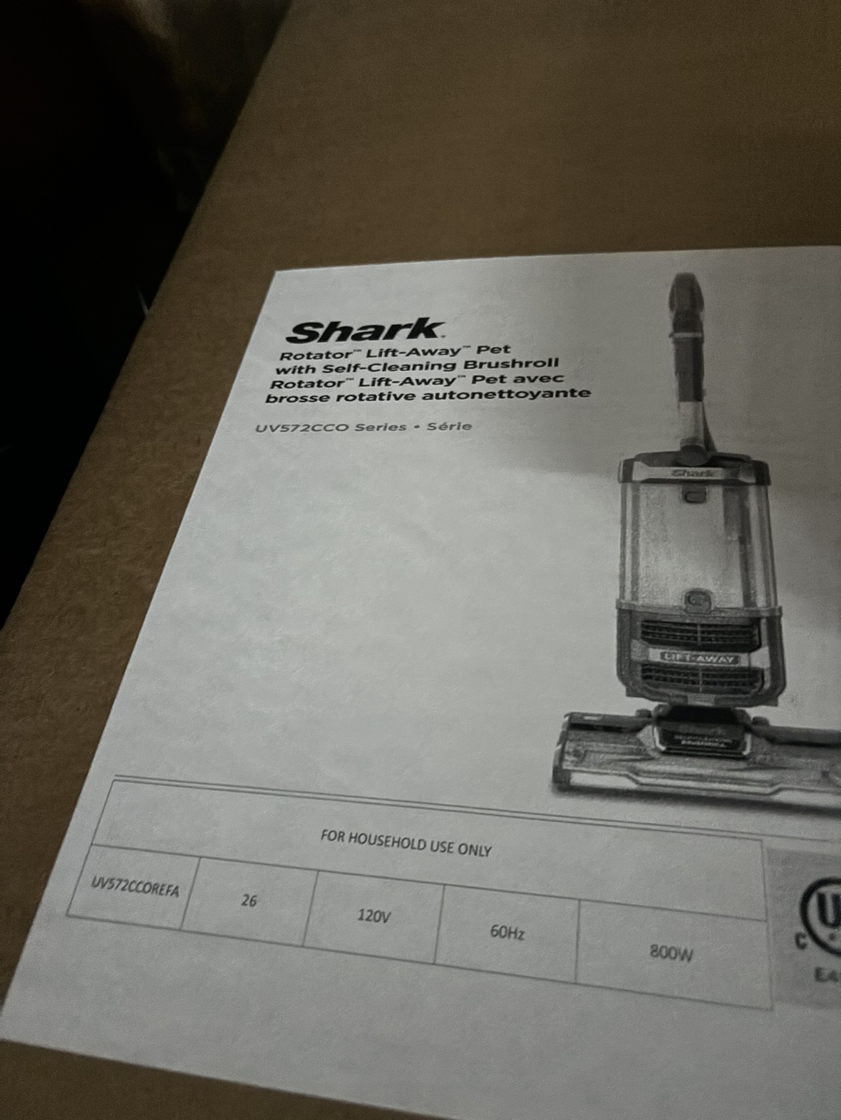 Shark NV360 Navigator Lift