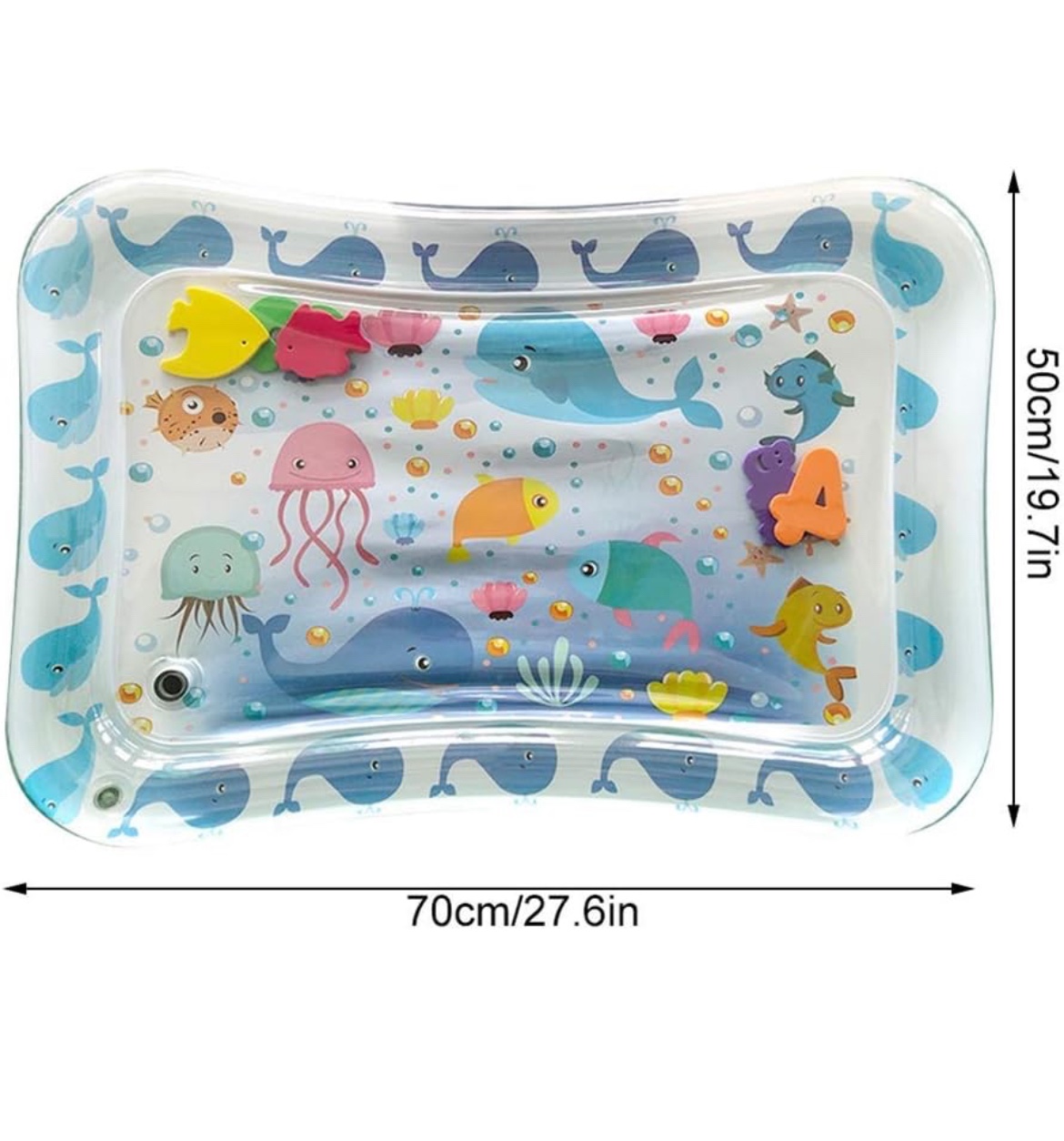 New Inflatable Baby Ice Pad Bright Underwater World Toys image indicator(5)