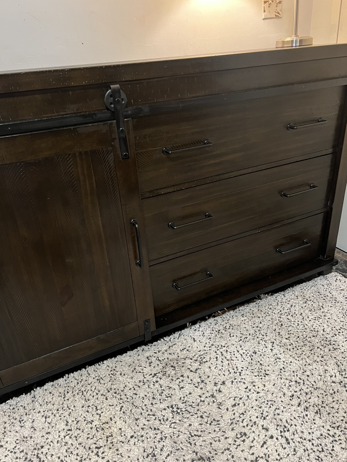 Sliding Barndoor Dresser - Like New Cond. - Delivery Extra - photo 2