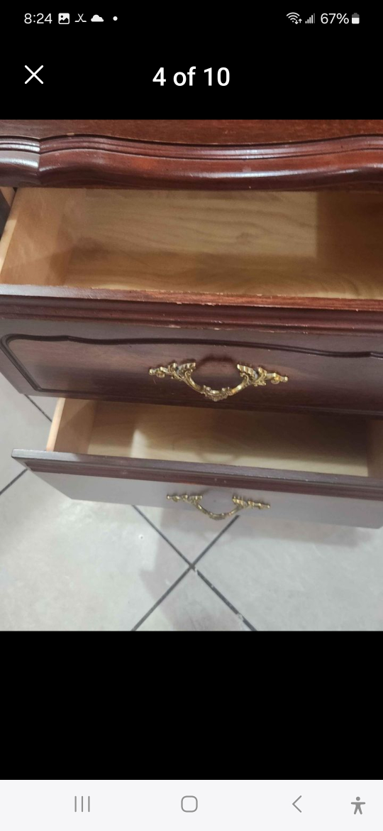 2 french provincial nightstands.  message for price. - photo 3