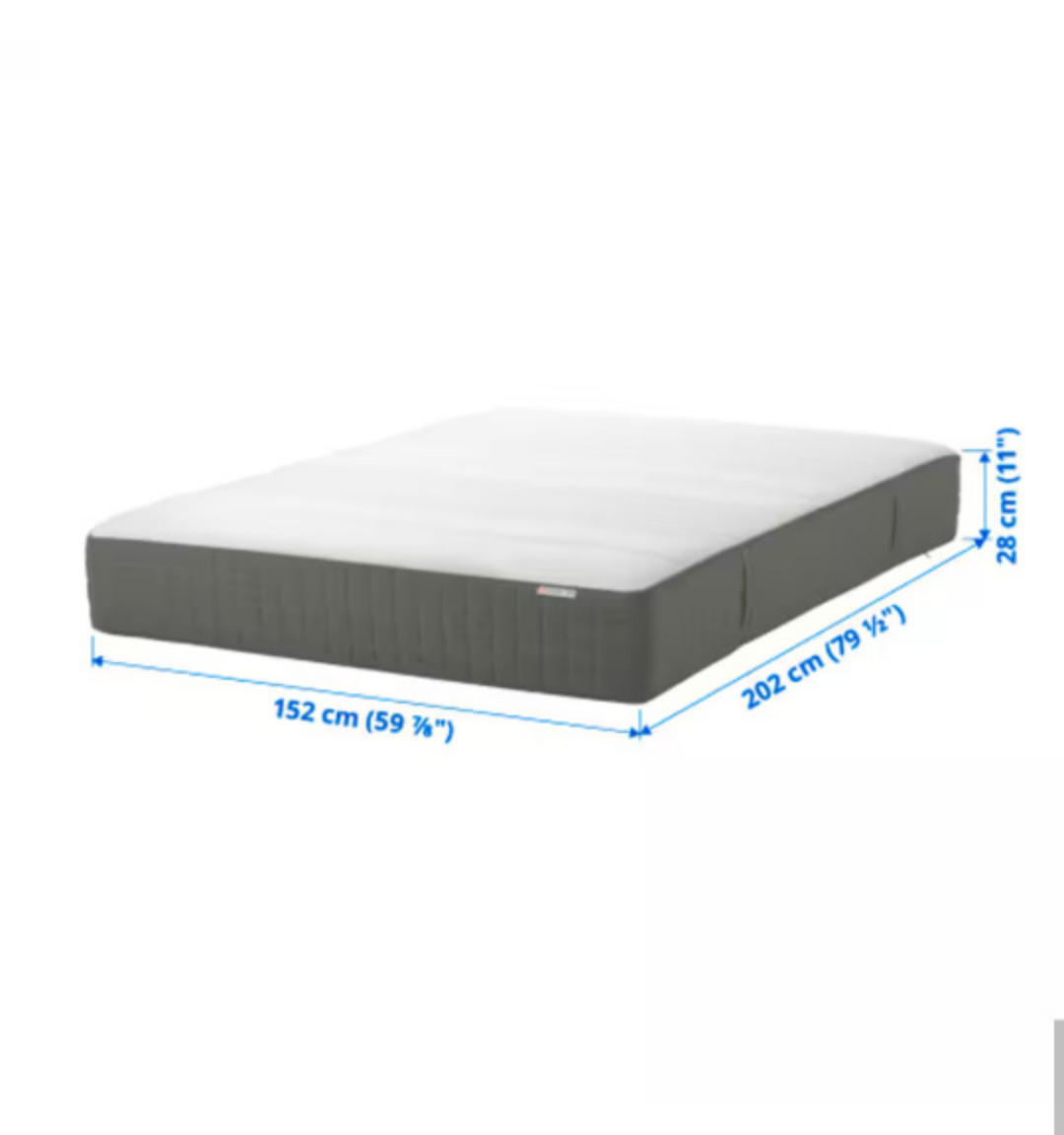 IKEA Queen size haugsvar mattress - photo 3